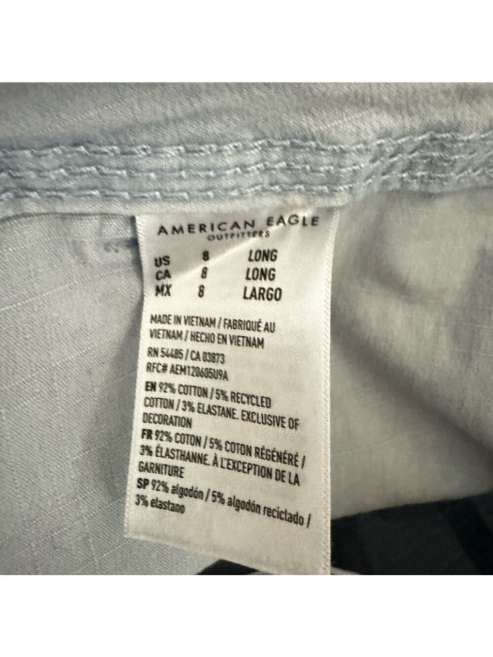 American Eagle Women’s Baggy Jogger Size 8 Cargo Pants Stretch Utility - Picture 8 of 8
